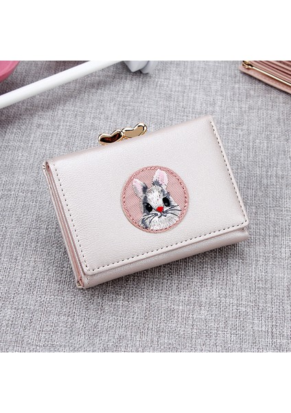 Basit Çok Kartlı Kısa Bayan Cüzdanı (Yurt Dışından) modelleri