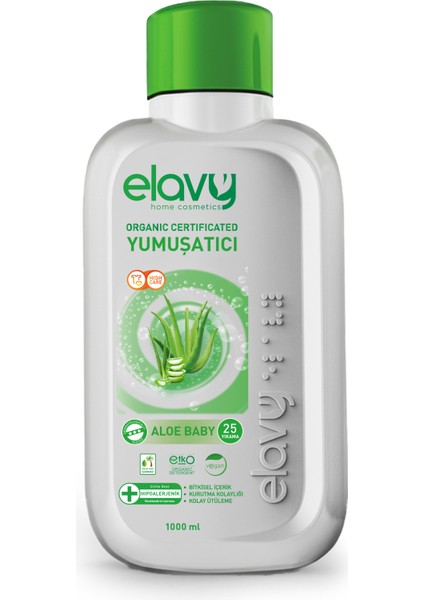 Aloe Baby Organik Sertifikalı Çamaşır Yumuşatıcısı 1 Litre