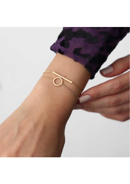 Ikili Yuvarlak Bar Bileklik fiyatları