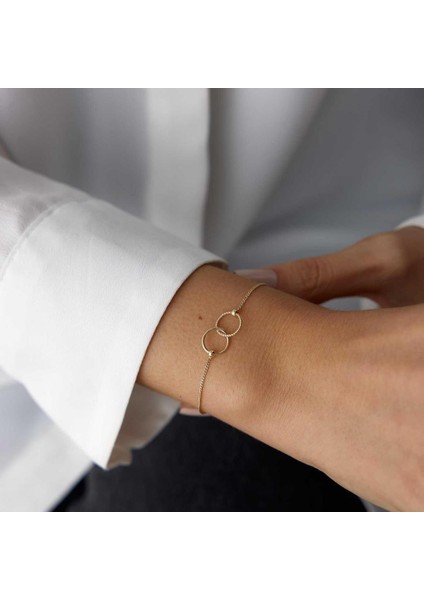 Ikili Halka Bileklik