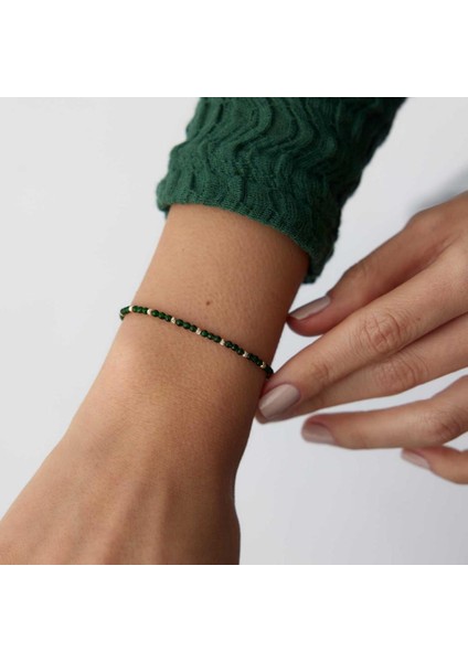 Sıralı Yeşim Taşlı Bileklik fiyatları