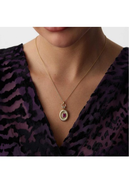 Vintage Ruby Pırlanta Kolye fiyatları