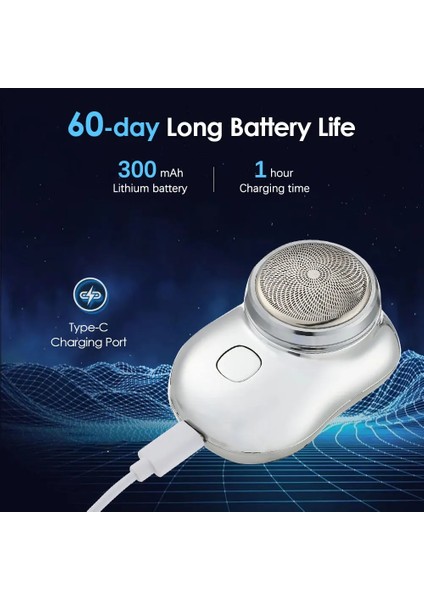 Gümüş Tarzı Just Carry Elektrikli Mini Büyük Kalibreli Erkek Tıraş Makinesi USB Şarj Edilebilir Kablosuz Cep Boyutunda Yıkanabilir Su Geçirmez Erkek Tıraş Makinesi (Yurt Dışından) indirimleri