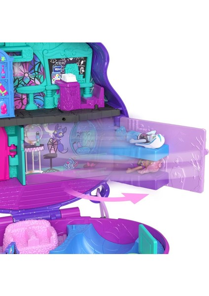 Polly Pocket Monster High Temalı Kompakt Set HVV58 Lisanslı Ürün