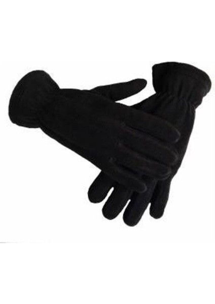 Unisex Siyah Termal Kışlık Kaliteli Polar Eldiven