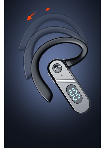 Kemik Iletimli Spor Iş Arabası Bluetooth Kulaklık (Yurt Dışından)