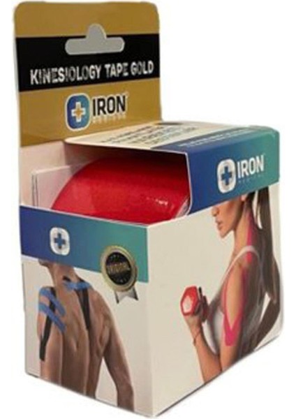 Kinesio Tape Kırmızı Renk Sporcu Kas