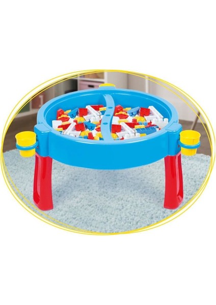 LISINYA193 3072 Aktivite Masası 100 Parça Blok Seti ile -Dolu fırsatları