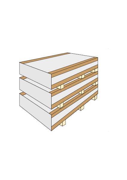 40*40*1000*3 mm Kağıt Köşebent 25 adet