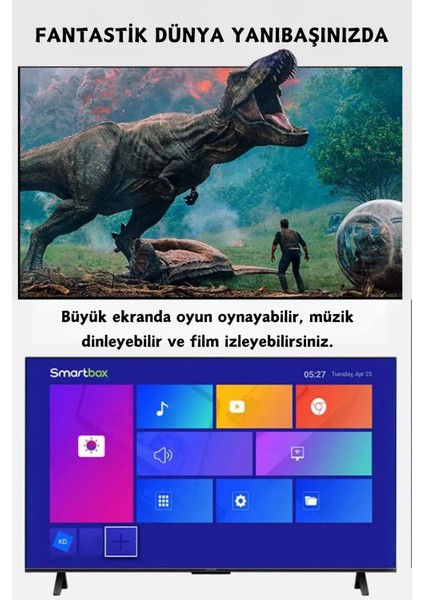 MX10 8gb 4K Android Tv Box Medya Oynatıcı Android 7.1 Tv Box Tv Stick Medya Oynatıcı Smart Tv Wifi