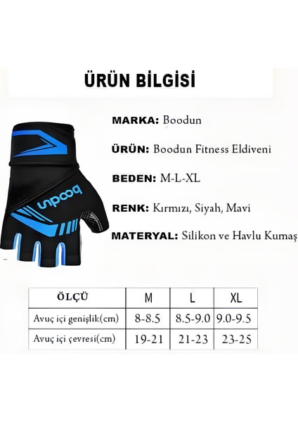 Profesyonel Fitness Ağırlık Eldiveni Siyah fiyatları