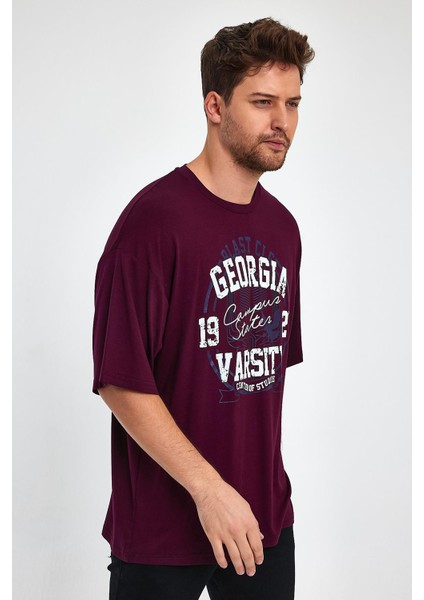 Baskılı Oversize T-Shirt (E23-0046 01)