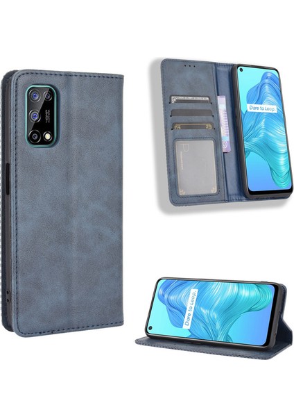 Oppo Realme 7 5g Kart Yuvalı Deri Cüzdan Telefon Kılıfı (Yurt Dışından) fiyatları