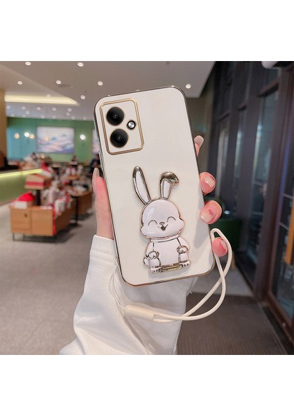 Xiaomi Redmi Note 12 Pro Plus Elektroliz Tavşan Telefon Kılıfı (Yurt Dışından)