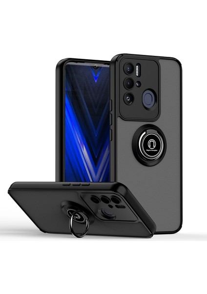 Tecno Camo 20 4g Zil Standlı Darbeye Dayanıklı Telefon Kılıfı (Yurt Dışından)