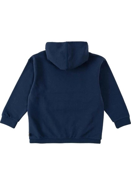 Cepli Kapüşonlu Sweat Çocuk Lacivert Organik Pamuk modelleri