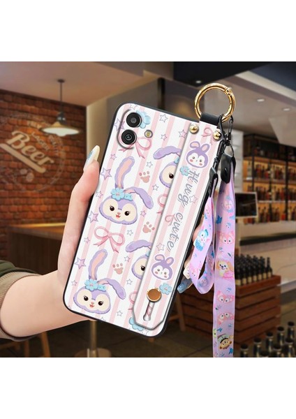 Telefon Kılıfı Samsung Galaxy M13 5g Kordon Bileklikli Karikatür Telefon Kılıfı (Yurt Dışından)