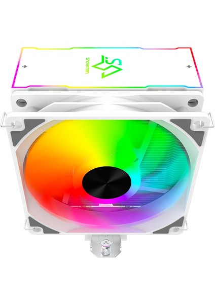 Mt5-V3 12CM Colorful Fan 4pin + 5 Borulu Premium Beyaz Cpu Fan