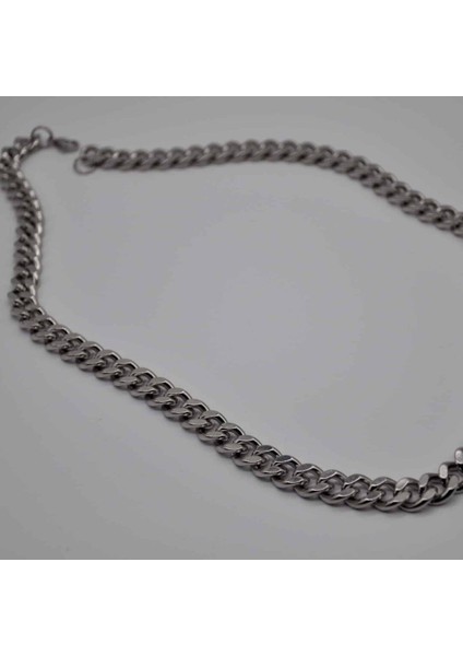 Gümüş Renk Traşlı Zincir Paslanmaz Unisex Çelik Kolye 55 Cm. Çelik Kolye - 2677 fiyatları