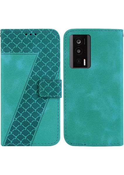 Telefon Kılıfı Için Xiaomi Poco F5 Pro Cüzdan Flip Folio Kapak Pu Deri Kart (Yurt Dışından)