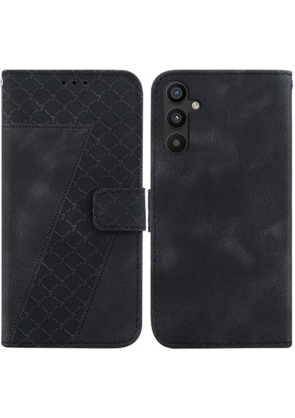 Telefon Kılıfı Için Samsung Galaxy S23 Fe 5g Flip Folio Kapak Kabartmalı Desen (Yurt Dışından)