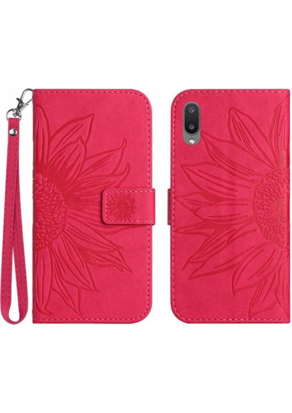 Samsung Galaxy A02 Flip Cüzdan Telefon Kılıfı Için Kart Yuvaları Tutucu ile (Yurt Dışından)