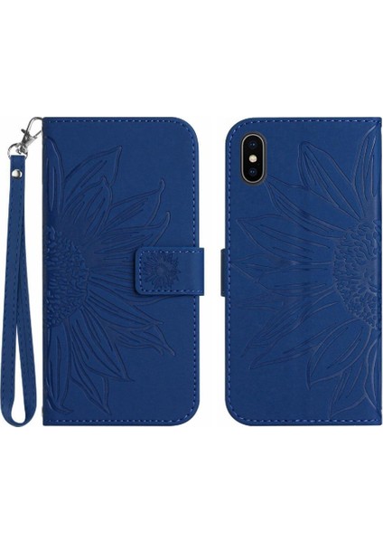 Iphone X/xs Kısa Kayış Kart Yuvaları Tutucu Flip Cüzdan Telefon (Yurt Dışından)