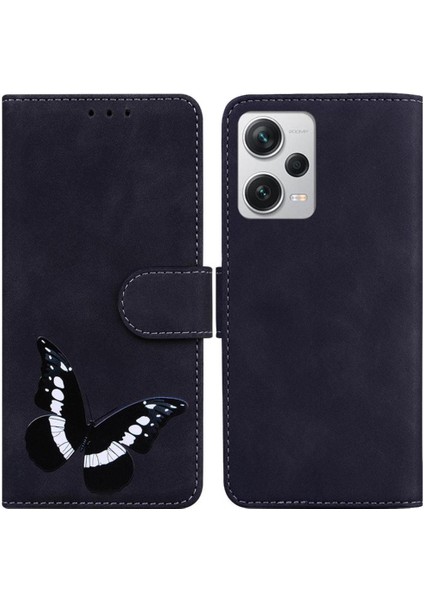 Xiaomi Redmi Için Not 12 Pro Artı Cüzdan Kart Yuvaları Kelebek Renk (Yurt Dışından)