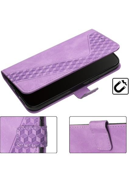 Telefon Kılıfı Için Xiaomi 12 Lite Manyetik Cüzdan Çevir Folio Kart Yuvaları Kapak (Yurt Dışından)