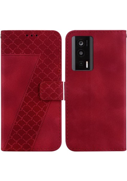 Telefon Kılıfı Için Xiaomi Poco F5 Pro Cüzdan Flip Folio Kapak Pu Deri Kart (Yurt Dışından)