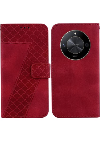 Honor X9B Pu Deri Kart Yuvası Fonksiyonu Için Telefon Kılıfı Cüzdan Flip Folio (Yurt Dışından)
