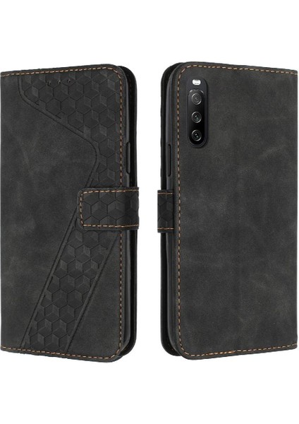 Sony Xperia 10 Iv Için Telefon Kılıfı Cüzdan Flip Folio Kart Yuvaları Kapak (Yurt Dışından)