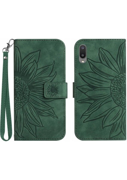 Samsung Galaxy A02 Flip Cüzdan Telefon Kılıfı Için Kart Yuvaları Tutucu ile (Yurt Dışından)