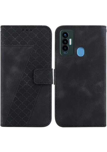 Tecno Camon 18I Kart Yuvası Fonksiyonu Için Telefon Kılıfı Flip Folio Kapak Cüzdan (Yurt Dışından)