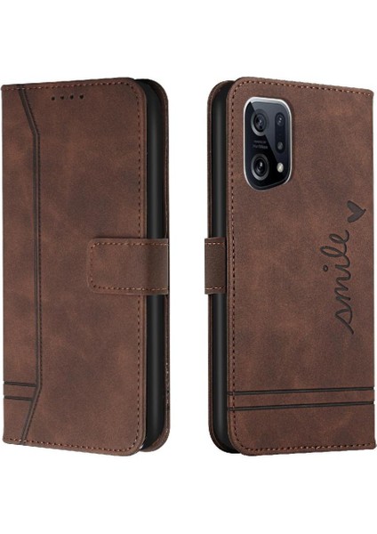 Oppo Bulmak Için Telefon Kılıfı X5 Pro Flip Folio Cüzdan Manyetik Kapatma El Pu (Yurt Dışından)