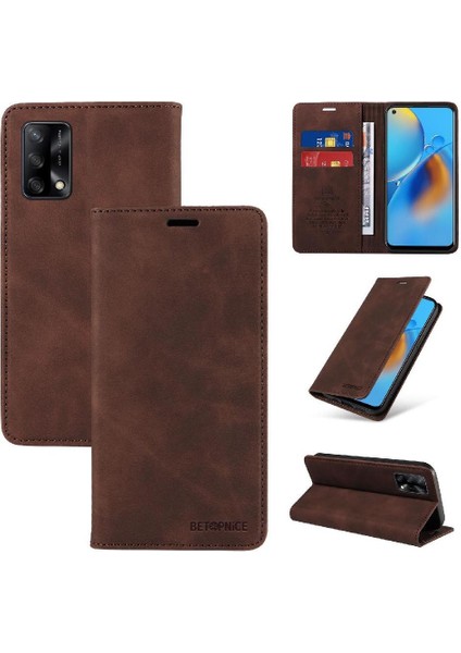 Oppo Için Kılıf A74 4G/A95 4g Koruyucu Manyetik Folio Cüzdan Pu Deri (Yurt Dışından) fiyatları