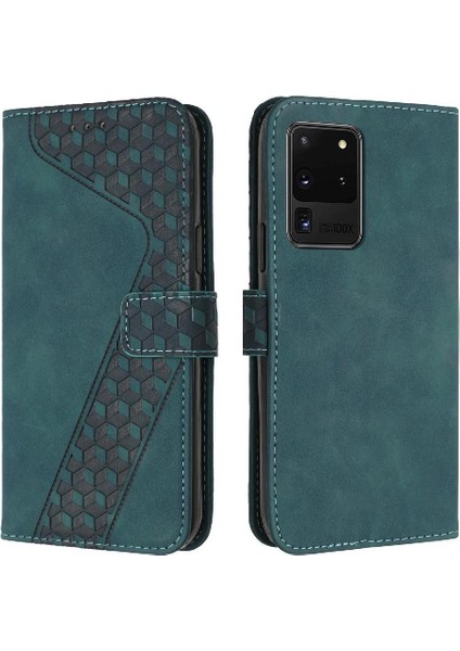 Samsung Galaxy S20 Ultra Cüzdan Manyetik Kart Yuvaları Için Telefon Kılıfı Kapak (Yurt Dışından)