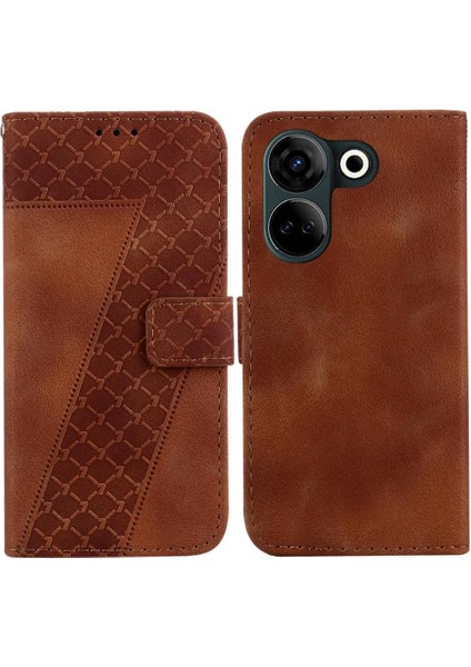 Tecno Camon 20 Kart Yuvası Fonksiyonu Için Telefon Kılıfı Cüzdan Flip Folio Kapak (Yurt Dışından)