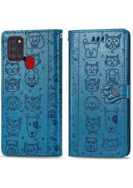 Samsung Galaxy A21S Darbeye Kapak Kapak Kılıf Karikatür (Yurt Dışından)