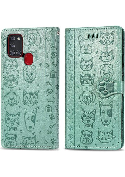 Samsung Galaxy A21S Darbeye Kapak Kapak Kılıf Karikatür (Yurt Dışından)