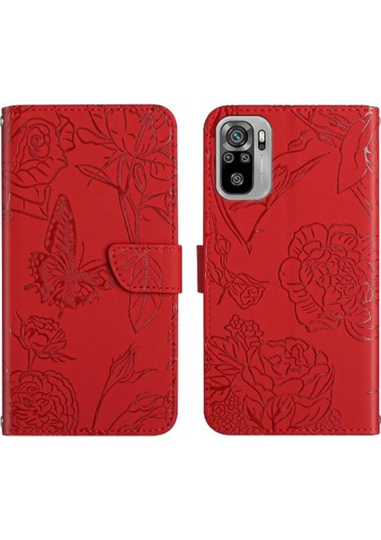 Xiaomi Redmi Not 10S Için Kılıf Pu Deri Kapak Çevirin Darbeye Deri (Yurt Dışından)