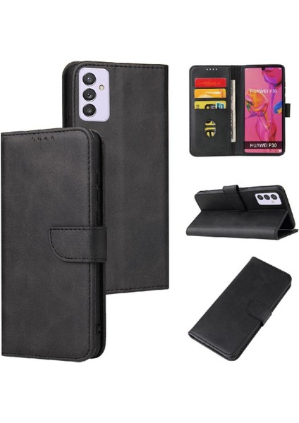 Samsung Galaxy A82 5g Kart Ekleme Manyetik Karbon Fiber ile Kılıf (Yurt Dışından)