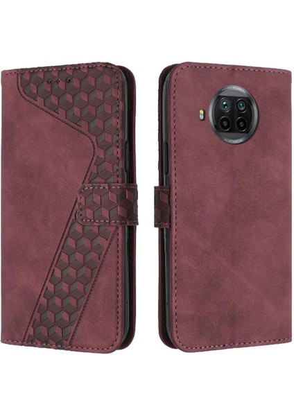 Telefon Kılıfı Için Xiaomi 10T Lite Flip Folio Manyetik Kickstand Kart Yuvaları (Yurt Dışından)