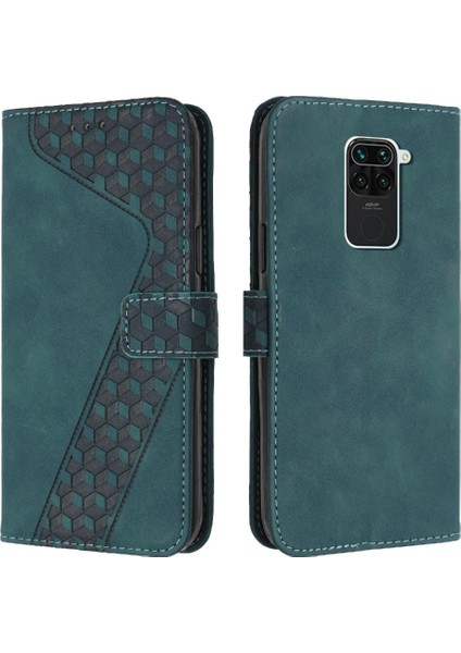 Telefon Kılıfı Için Xiaomi Redmi Not 9 Kickstand Cüzdan Manyetik Çevir Folio (Yurt Dışından)