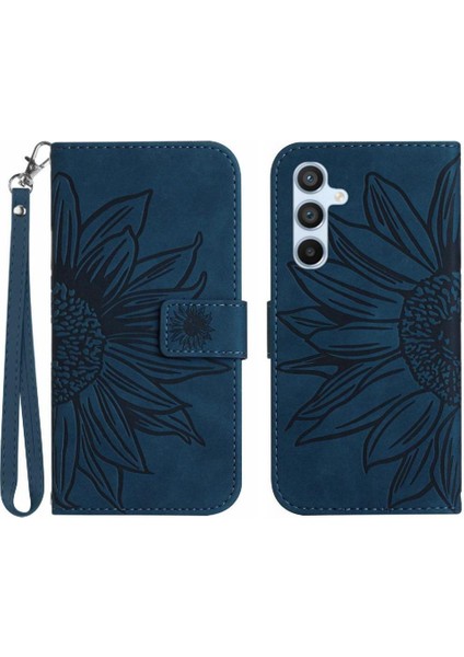 Samsung Galaxy S24 Artı Kart Yuvaları Tutucu ile Kısa Kayış Flip (Yurt Dışından)