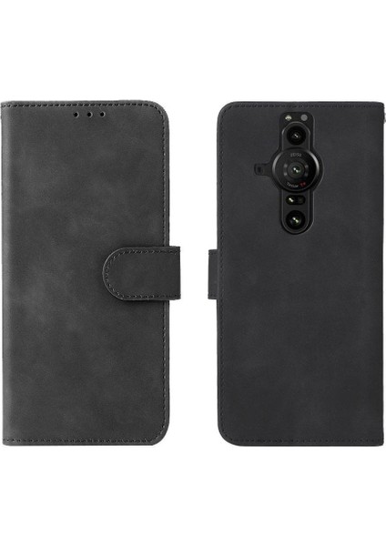 Kart Tutucu Kickstand Tam Koruma ile Sony Xperia Pro-I Için Kılıf (Yurt Dışından)