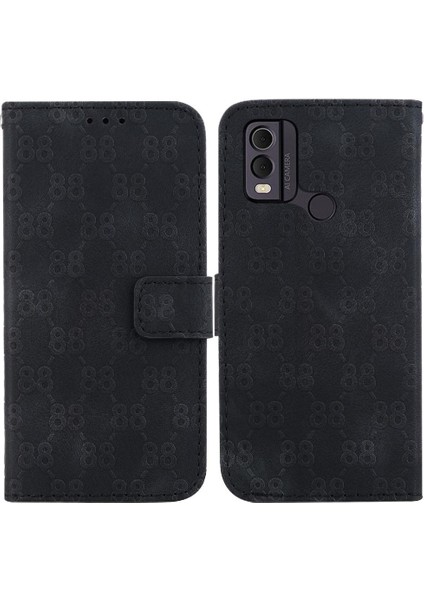 Nokia C22 Cüzdan Kapak Için Telefon Kılıfı Kart Tutucu Kickstand Pu Deri 8 (Yurt Dışından)