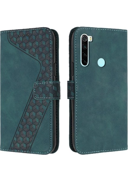 Telefon Kılıfı Için Xiaomi Redmi Not 8t Cüzdan Flip Folio Kart Yuvaları Kapak (Yurt Dışından)