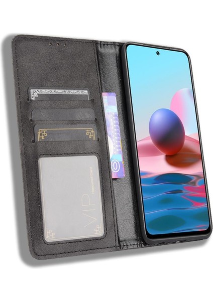 Xiaomi Redmi Not 10S Pu Deri Manyetik Kapatma Cüzdan (Yurt Dışından)