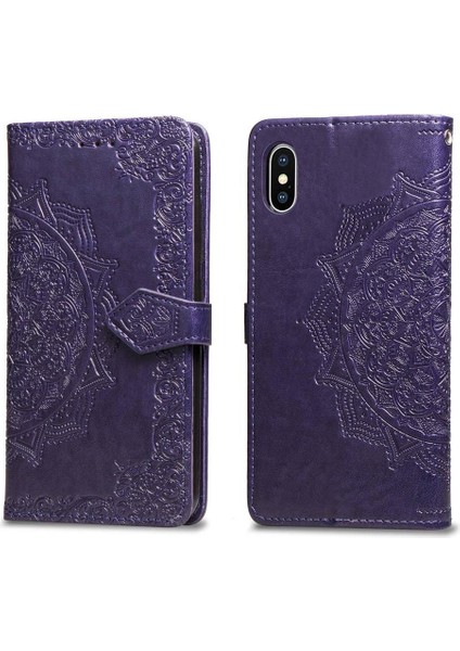 Iphone x Kılıf Zarif Desen Kapak Kapak Basit (Yurt Dışından)